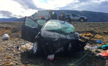 Seis heridos en choque frontal cerca de El Chalt&eacute;n