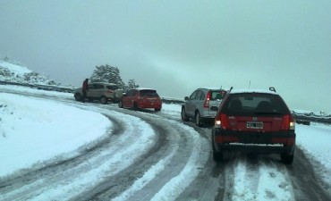 La nevada caus&oacute; trastornos en el Parque Nacional