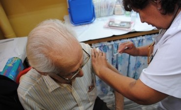 Vacuna antigripal a domicilio para personas impedidas