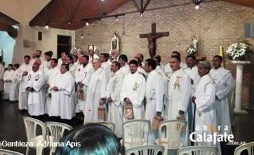 En El Calafate se celebr&oacute; la Misa Crismal