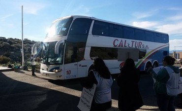 Docentes muestran sus reclamos en Semana Santa