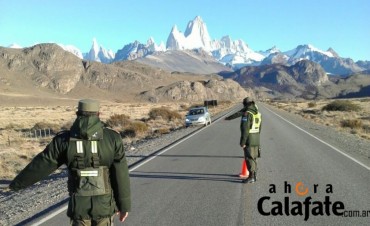 Gendarmer&iacute;a hizo controles en Chalten 