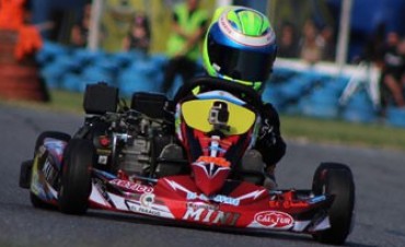 Thiago Levati presente en la 2da fecha del Regional de Karting