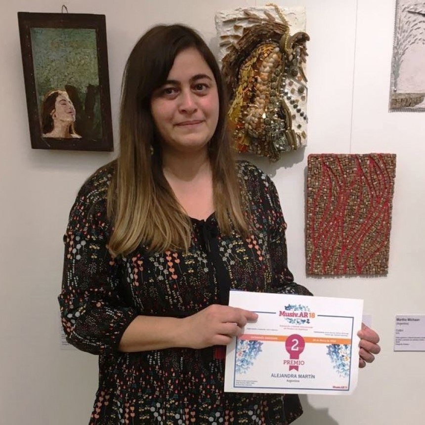 Artista de El Calafate obtuvo un destacado premio internacional