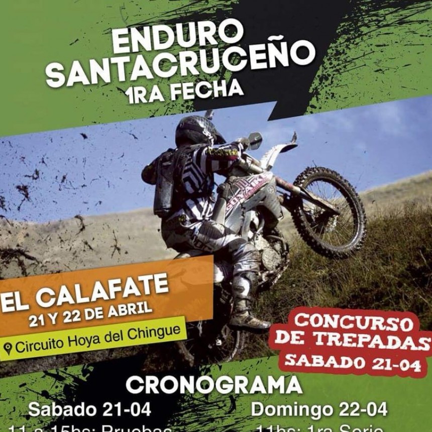 En El Calafate arranca el Campeonato Provincial de Enduro