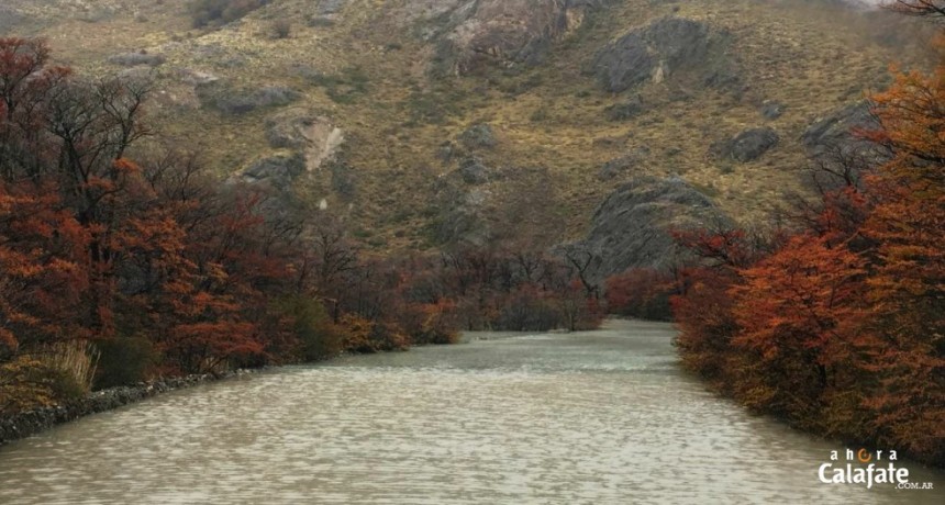 Ruta 41 inundada entre El Chalt&eacute;n y Lago del Desierto