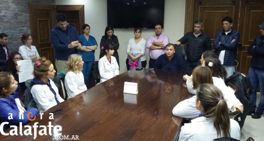 VIDEO. Hospitalarios se manifestaron y se reunieron con el intendente