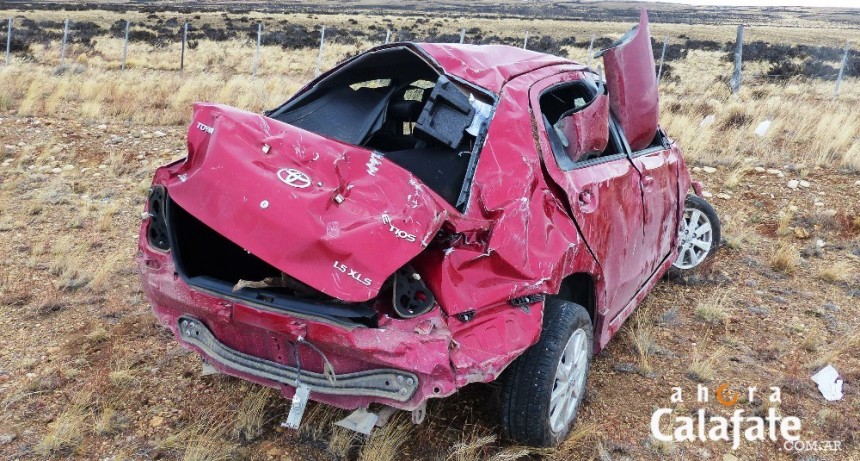 Otro vuelco en la ruta 40