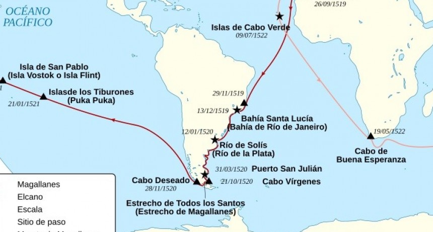 History Channel sigue el viaje de Magallanes por la Patagonia.