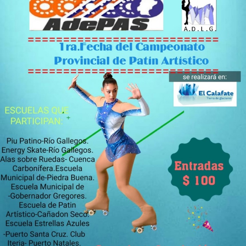 Arranca el Campeonato Provincial de Pat&iacute;n Art&iacute;stico en El Calafate