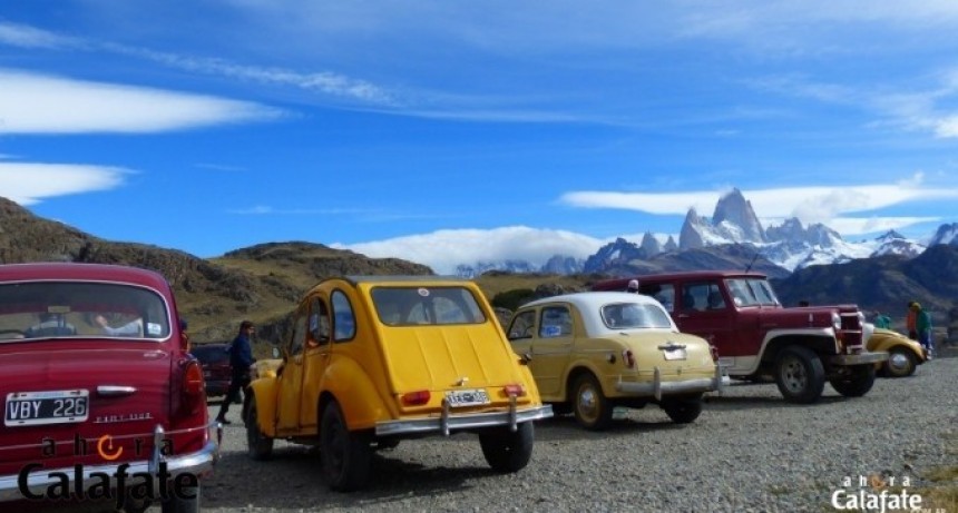 Se larga el 11&deg; Rally de Los Glaciares de Autos Antiguos