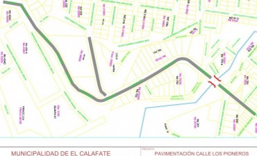 Dos oferentes para pavimentar la calle Los Pioneros