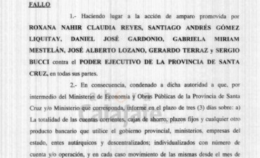 Juez sentencia que Santa Cruz brinde informaci&oacute;n. 