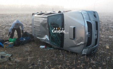 Se accidentaron una camioneta y un auto en La Esperanza
