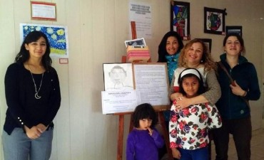 Muestra del Taller de Arte infantil en El Chalten