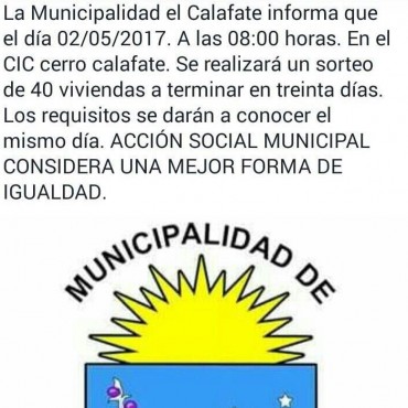 Es Falsa la convocatoria por Viviendas