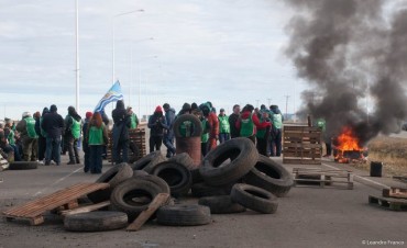 Piquete en ruta. Cortan 6 horas liberan 30 minutos.