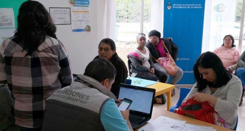Migraciones atendi&oacute; a extranjeros en El Calafate