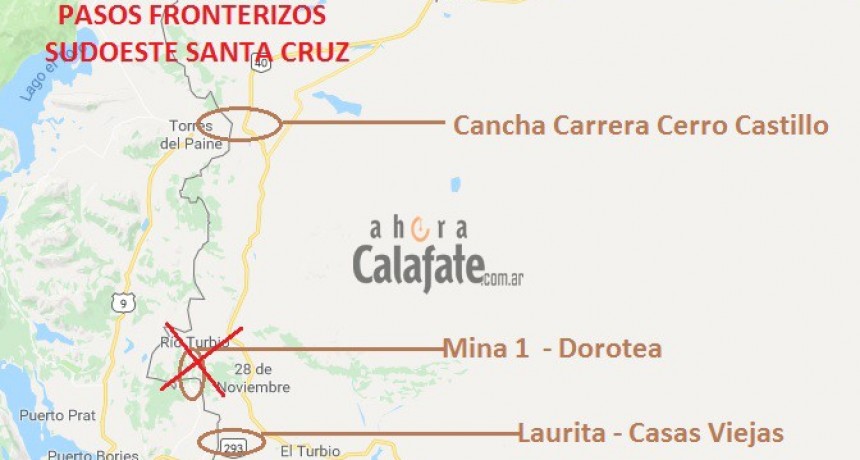 HASTA NUEVO AVISO. CERRARON EL PASO MINA 1.