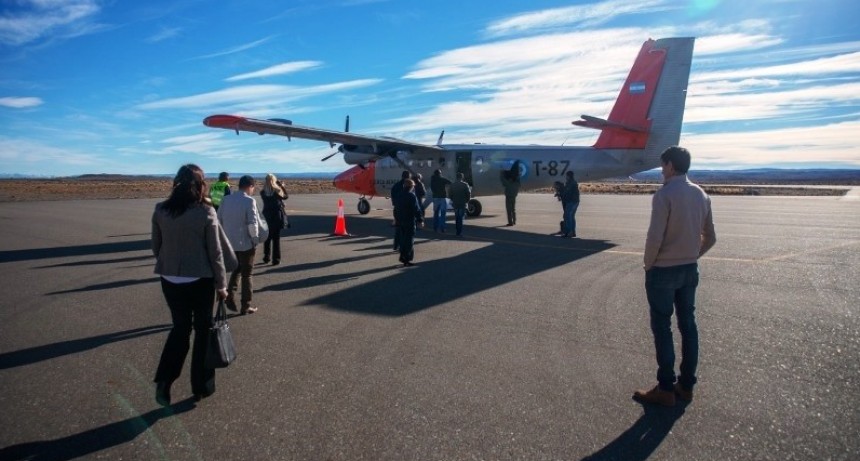 LADE comenz&oacute; a volar en Perito Moreno