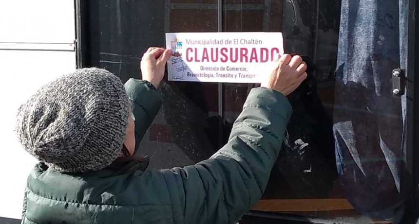 El Chalt&eacute;n: Municipio clausura establecimientos que no cumpl&iacute;an con la normativa