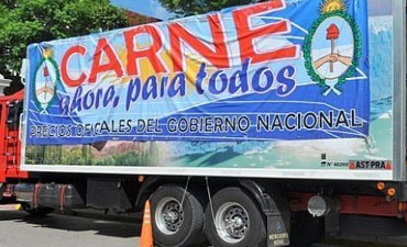 Llega el &ldquo;cami&oacute;n de la carne&rdquo;