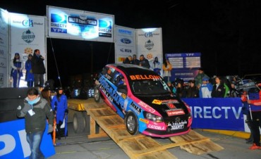 Comenz&oacute; el Rally de Esquel con el riogalleguense Riestra.
