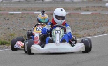 Piloto calafate&ntilde;o en el Karting de Comodoro Rivadavia