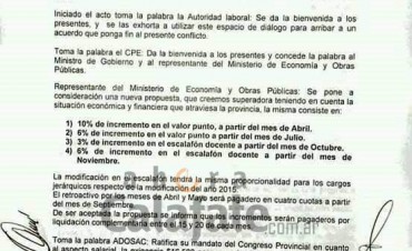 Provincia mejor&oacute; oferta a docentes, propone aumento del  25%