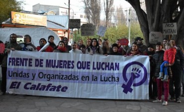 En El Calafate tambi&eacute;n se exigi&oacute; &ldquo;Ni Una Menos&rdquo;