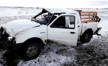 Vuelco en zona de Librum