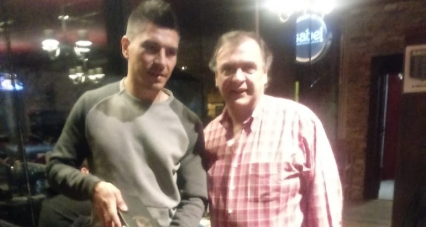 El jugador de Boca Juniors Paolo Goltz tambi&eacute;n eligi&oacute; El Calafate para descansar