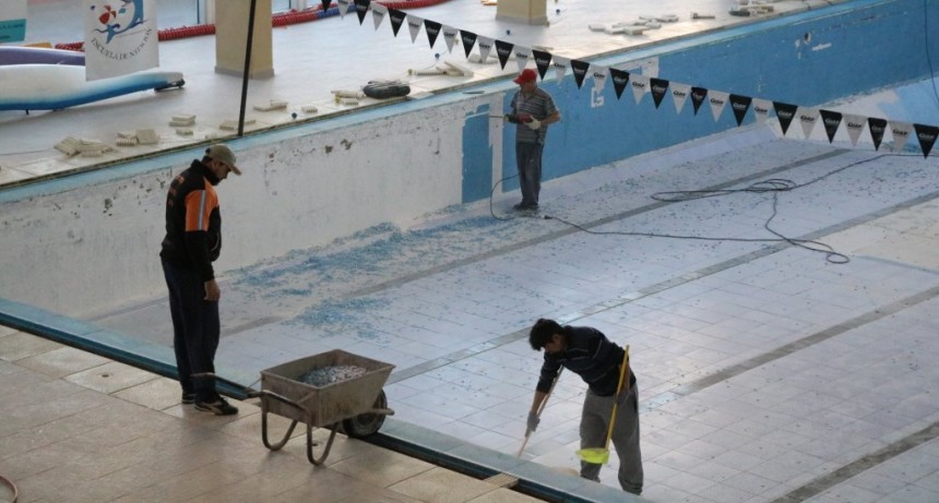 Comenzaron las refacciones en el Natatorio