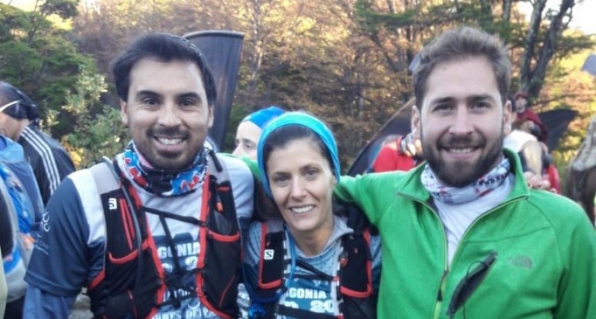 Atletas de El Calafate en carrera de Patagonia Camp