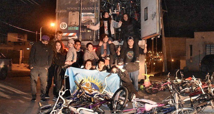 Las bicicletas ya viajan al Impenetrable.