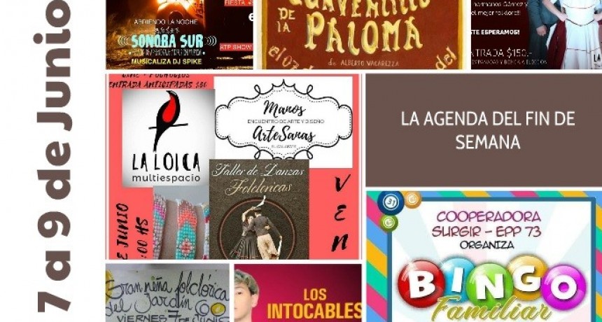 LA AGENDA DEL FIN DE SEMANA
