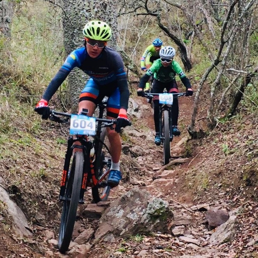 Sim&oacute;n Feldman en la tercera fecha del Campeonato Argentino de XCO