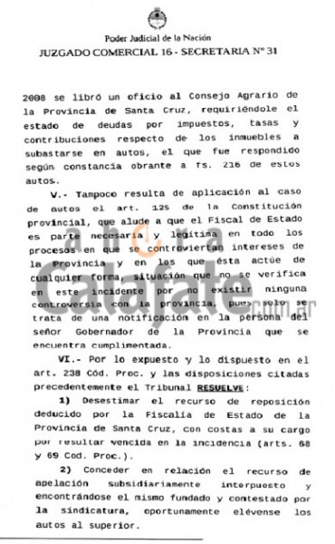 Justicia rechaz&oacute; recurso de Santa Cruz por tierras en Pen&iacute;nsula de Magallanes.