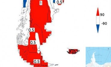 Aument&oacute; la temperatura media en la Patagonia en los &uacute;ltimos 50 a&ntilde;os