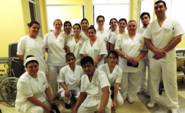 Casi 60 estudiantes comenzaron las pr&aacute;cticas de Enfermer&iacute;a