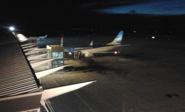 Vuelve el vuelo nocturno a El Calafate