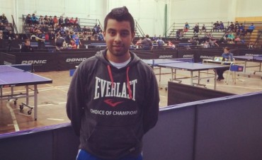 Un calafate&ntilde;o en el Torneo Nacional de Tenis de Mesa