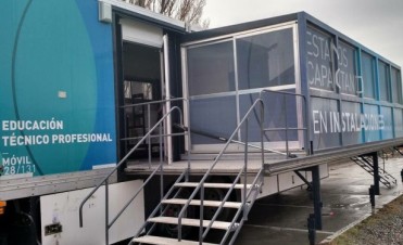 Tras capacitar en El Calafate el Aula Taller M&oacute;vil se mud&oacute; a Tres Lagos