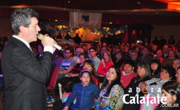 Lleno total para el humorista y cantante.