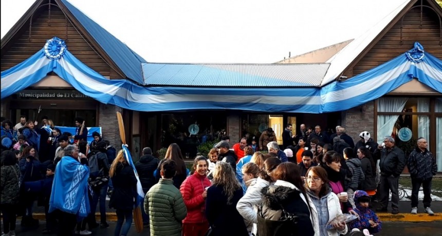 As&iacute; fue el acto del 9 de Julio en El Calafate