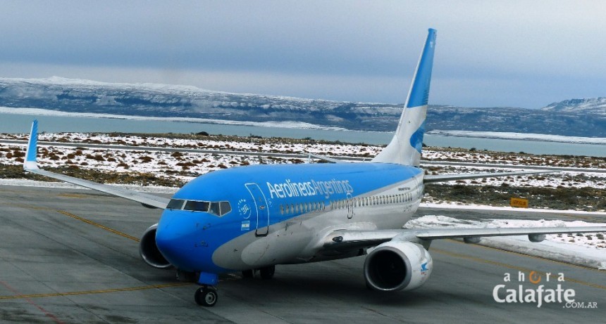 El Calafate. El primer semestre tuvo 251 vuelos menos