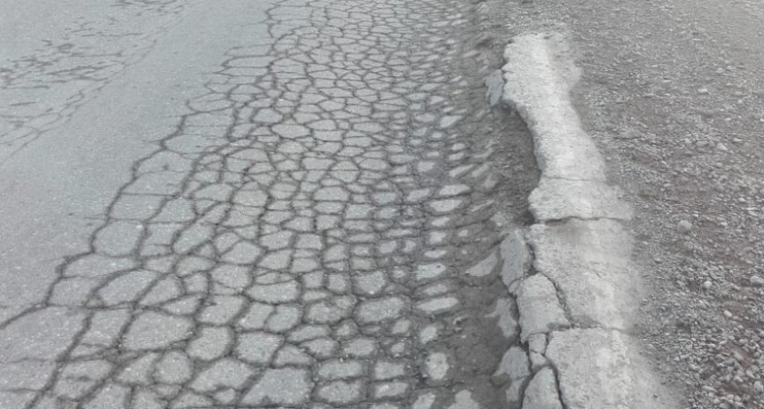 La ruta de acceso a El Calafate est&aacute; cada vez peor