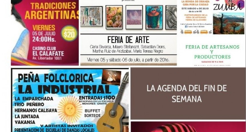 LA AGENDA DEL FIN DE SEMANA