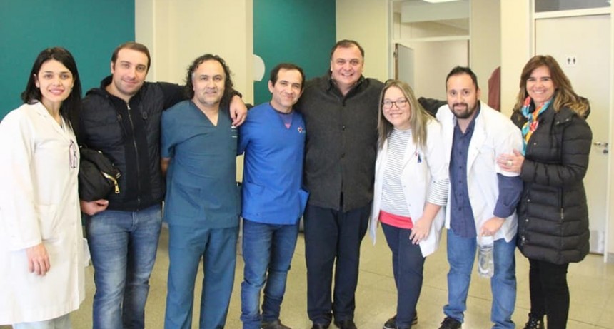 Belloni y Naves visitaron el hospital intervenido por Naci&oacute;n