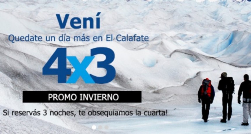 INVIERNO. El Calafate espera a los visitantes con numerosas promociones